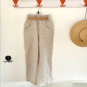 Elizabeth Suzann Clyde Culottes Flax 0-R